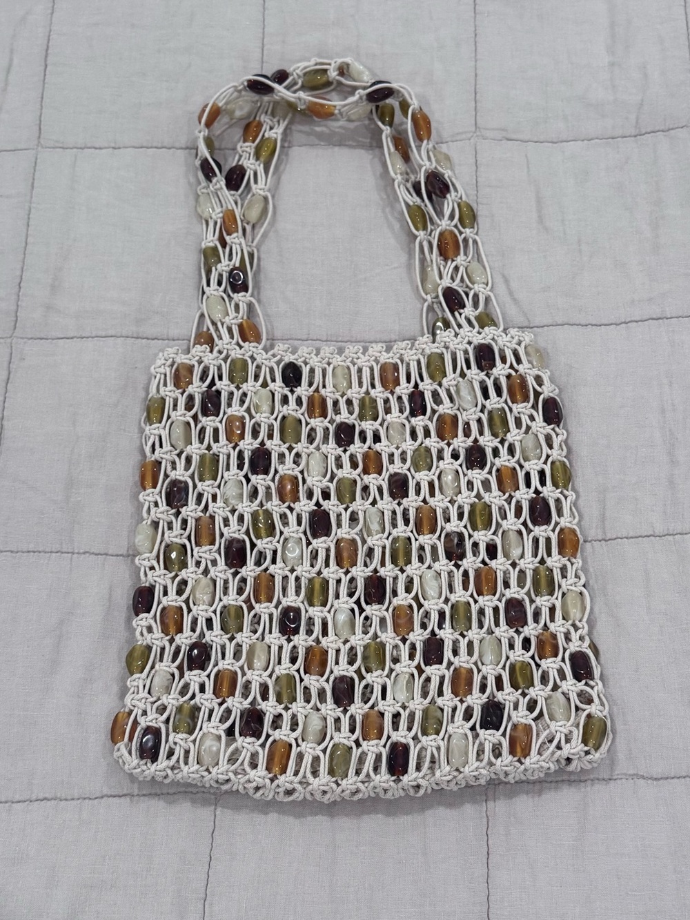 Beaded Tote Bag